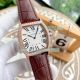 Replica Cartier Tortue Stainless Steel White Dial Diamond Bezel Watch 42MM (4)_th.jpg